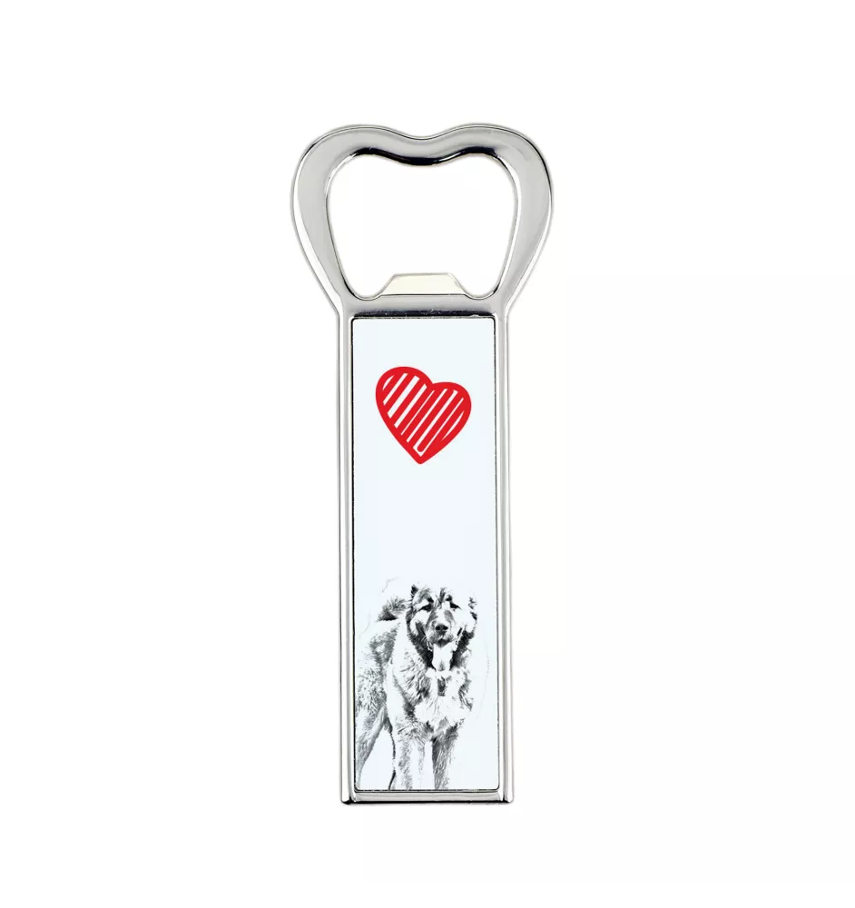 Berger du Caucase - ouvre-bouteille avec chien, ouvre-bouteille personnalisé pour réfrigérateur, cadeau unique pour homme de la marque Art-Dog