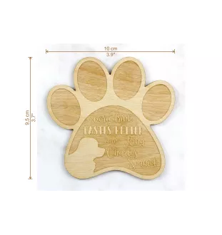 Cavalier King Charles Spaniel - Mug coaster, engraved coaster with dog, gift for dog lover by Art-Dog brand