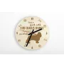Cavalier King Charles Spaniel - clock with dog, wooden clock with engraving, personalised clock by Art-Dog