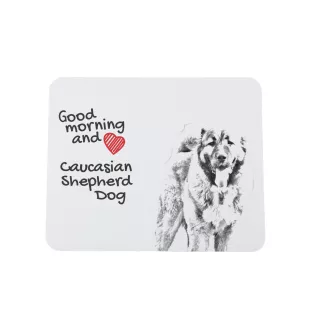 Owczarek kaukaski  podkładka pod mysz z psem Art-Dog