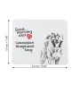 Caucasian Shepherd Dog, Caucasian Ovcharka - mouse pad with print, personalized dog-themed mouse pad, unique gadget for an office worker by Art-Dog brand