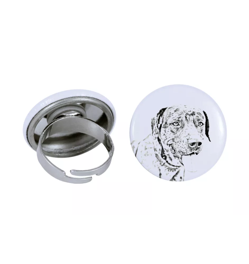 Catahoula Leopard Dog, Catahoula Cur - women's jewelry with a dog portrait, handmade product, possibility to add your own photo, Art-Dog brand