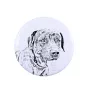 Chien léopard catahoula, Catahoula Leopard Dog - badge avec votre chien, ajoutez votre propre photo, marque Art-Dog