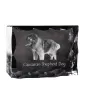 Caucasian Shepherd Dog, Caucasian Ovcharka - crystal with a picture of a dog, glass statuette with a picture, unique frame with a picture from Art-Dog brand