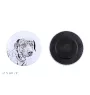 Catahoula Leopard Dog, Catahoula Cur Magnet mit einem Hundepfotenabdruck, außergewöhnlich leicht, starker Magnet, handgefertigtes Produkt der Marke Art-Dog