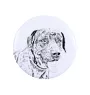 Catahoula Leopard Dog, Catahoula Cur - magnet with a dog's pupil, exceptionally light, strong magnet, handmade product by the Art-Dog brand