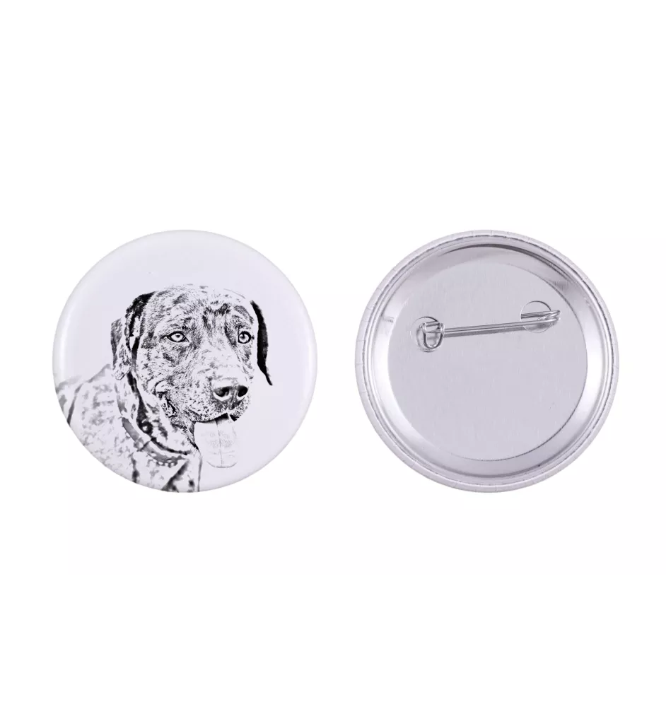 Catahoula Leopard Dog, Catahoula Cur - pin with your dog, add your own photo, Art-Dog brand