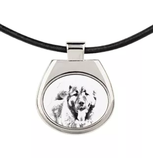 Berger du Caucase - collier avec chien, pendentif personnalisé avec photo, collier unique pour femmes et hommes de la marque Art-Dog