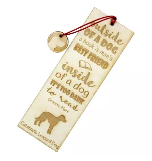 Chien léopard catahoula, Catahoula Leopard Dog - marque-page pour livre avec chien, marque-page personnalisé, cadeau pour les amateurs de livres de la marque Art-Dog
