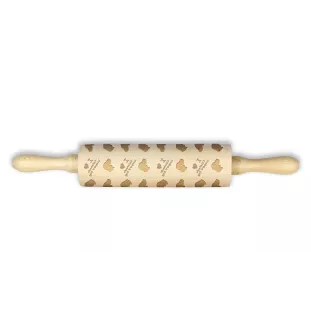 Catahoula Leopard Dog, Catahoula Cur - patterned rolling pin with a dog, rolling pin for dough and ceramics, a gift for a pastry chef from the Art-Dog brand