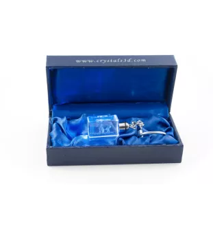 Berger du Caucase - Porte-clés en cristal avec photo de chien, porte-clés lumineux, cadeau unique de la marque Art-Dog