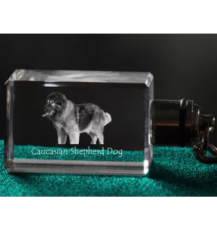 Owczarek kaukaski  brelok kryształowy z psem Art-Dog