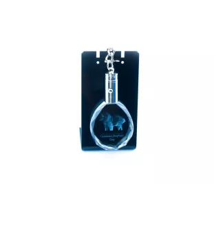 Caucasian Shepherd Dog, Caucasian Ovcharka - pendant with a photo of a dog, crystal key ring in a gift box, a unique gift by Art-Dog