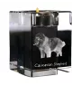 Caucasian Shepherd Dog, Caucasian Ovcharka - Candle holder with dog photo, crystal tealight holder, personalised gift by Art-Dog brand