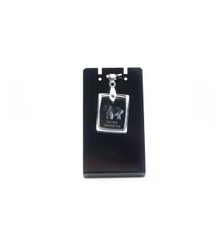 Berger du Caucase - Pendentif chien en cristal, collier photo, bijoux uniques par Art-Dog