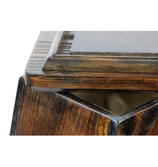 Cavalier King Charles Spaniel I eine Ascheurne für Hunde, eine elegante Urne mit einer Statue, eine Gedenkurne mit dem Porträt eines Hundes von der Marke Art-Dog