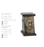 Cavalier King Charles Spaniel - urn for dog ashes, elegant urn with a statue, commemorative urn with a bust of a dog by Art-Dog brand