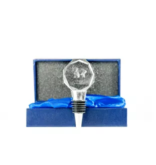 Berger du Caucase - Bouchon de bouteille, bouchon de vin en cristal avec photo, cadeau personnalisé pour barman par la marque Art-Dog