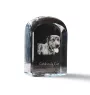 Chien léopard catahoula, Catahoula Leopard Dog - un cube de cristal avec une photo, une photo de chien dans le cristal, un presse-papiers cubique de la marque Art-Dog