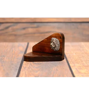 Caucasian Shepherd Dog, Caucasian Ovcharka - wooden candle holder with a dog, tealight holder, a memorial place for a dog by Art-Dog brand