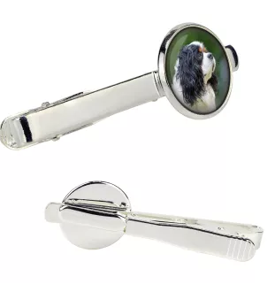 Cavalier King Charles Spaniel - Krawattennadel in der Box, stilvolle Krawatte, personalisierter Schmuck der Marke Art-Dog