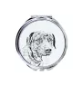 Chien léopard catahoula, Catahoula Leopard Dog - miroir de poche avec chien, miroir personnalisé pour sac à main, miroir compact avec impression de la marque Art-Dog