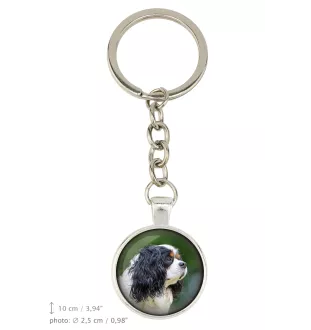 Cavalier King Charles Spaniel - porte-clés dans une boîte, photo personnelle, porte-clés de la marque Art-Dog