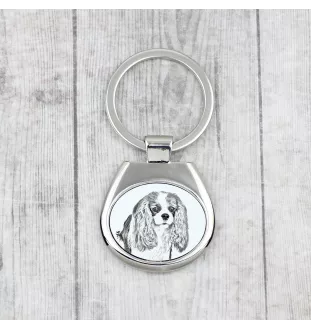 Cavalier King Charles Spaniel - keychain with a dog, keychain with a print, personalized pendant from the Art-Dog brand