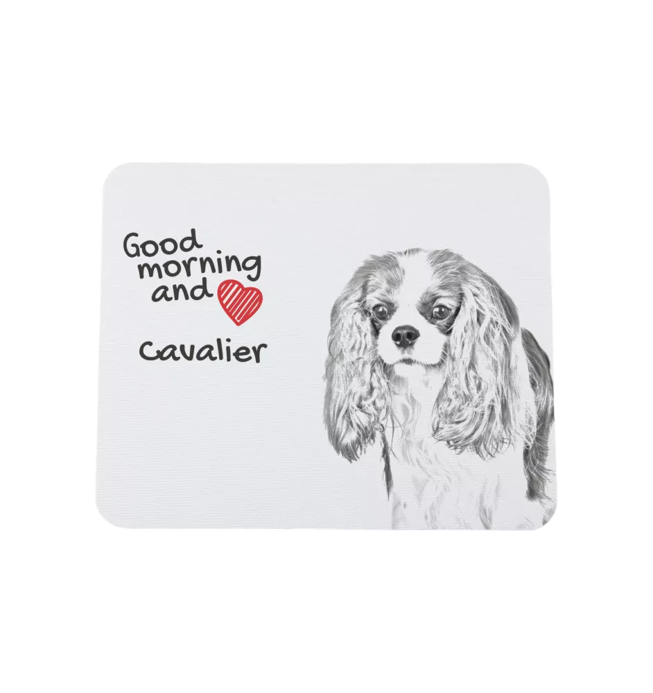 Cavalier King Charles Spaniel - Mauspad mit Druck, personalisiertes Mauspad mit Hund, einzigartiges Gadget für Büroangestellte von Art-Dog.