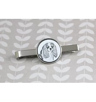 Cavalier King Charles Spaniel - épingle à cravate avec chien, pince à cravate personnalisée, cadeau unique pour homme de la marque Art-Dog