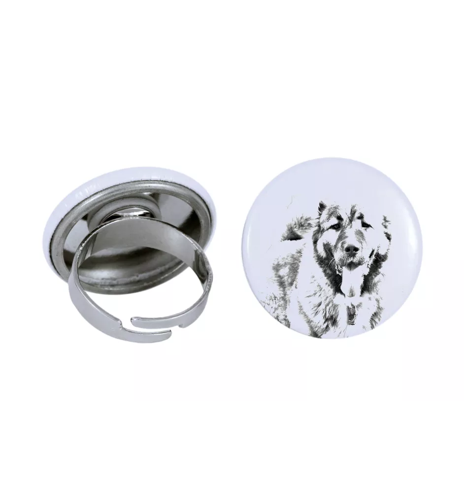 Caucasian Shepherd Dog, Caucasian Ovcharka - women's jewelry with a dog portrait, handmade product, possibility to add your own photo, Art-Dog brand