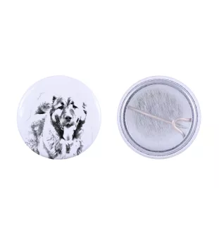 Caucasian Shepherd Dog, Caucasian Ovcharka - pin with your dog, add your own photo, Art-Dog brand