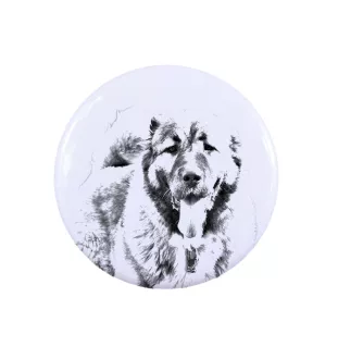 Kaukasischer Schäferhund, Kaukasischer Owtscharka - Anstecknadel mit Ihrem Hund, fügen Sie Ihr eigenes Foto hinzu, Marke Art-Dog