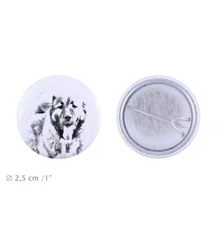 Caucasian Shepherd Dog, Caucasian Ovcharka - pin with your dog, add your own photo, Art-Dog brand