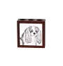 Cavalier King Charles Spaniel - pen holder with a dog, desk organizer with a print, personalized desk decoration from the Art-Dog brand.
