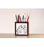 Cavalier King Charles Spaniel - pen holder with a dog, desk organizer with a print, personalized desk decoration from the Art-Dog brand.