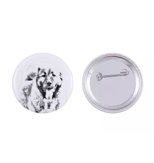 Caucasian Shepherd Dog, Caucasian Ovcharka - pin with your dog, add your own photo, Art-Dog brand