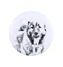 Berger du Caucase - badge avec votre chien, ajoutez votre propre photo, marque Art-Dog