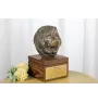 Caucasian Shepherd Dog, Caucasian Ovcharka - urn for dog ashes with a statuette, small urn for a dog, personalized urn with a bust of a dog by Art-Dog brand