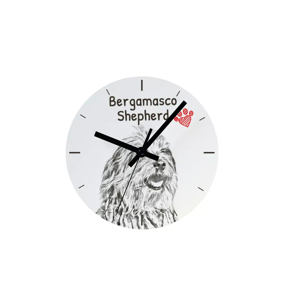 Cavalier King Charles Spaniel - wall clock with a dog, shelf clock with a print, personalized home decoration from the Art-Dog brand