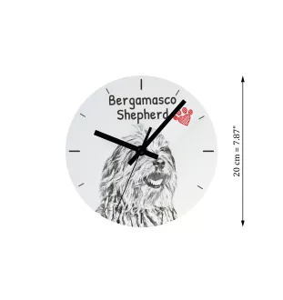 Cavalier King Charles Spaniel - wall clock with a dog, shelf clock with a print, personalized home decoration from the Art-Dog brand