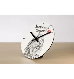 Cavalier King Charles Spaniel - wall clock with a dog, shelf clock with a print, personalized home decoration from the Art-Dog brand