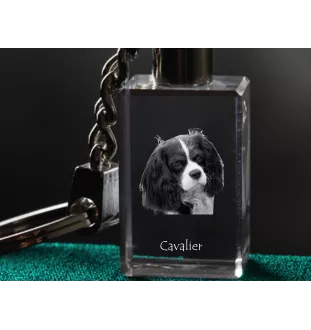Cavalier King Charles Spaniel brelok kryształowy z psem Art-Dog
