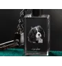 Cavalier King Charles Spaniel - Crystal key ring with dog photo, illuminated key ring, unique gift by Art-Dog brand