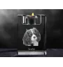 Cavalier King Charles Spaniel - Kerzenhalter mit Hundefoto, Teelichthalter aus Kristall, personalisiertes Geschenk der Marke Art-Dog