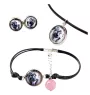 Kaukasischer Schäferhund, Kaukasischer Owtscharka - Schmuckset in einer Schachtel, Halskette, Ohrringe, Armband, Produkte der Marke Art-Dog