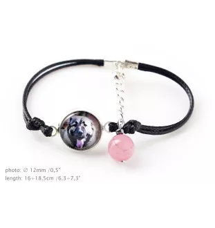 Berger du Caucase - ensemble de bijoux dans une boîte, collier, boucles d'oreilles, bracelet, produits de la marque Art-Dog