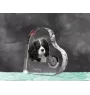 Cavalier King Charles Spaniel - horloge en cristal avec une photo de chien, horloge de table en forme de cœur, horloge debout personnalisée de la marque Art-Dog