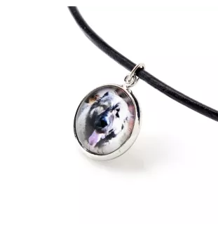 Caucasian Shepherd Dog, Caucasian Ovcharka - jewelry with your photo box, set of necklace and earrings, personalized products from the Art-Dog brand