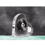 Cavalier King Charles Spaniel - horloge en cristal avec une photo de chien, horloge de table en forme de cœur, horloge debout personnalisée de la marque Art-Dog